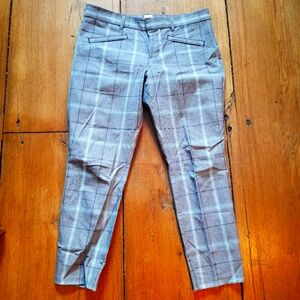 Gap plaid pants size 8 petite